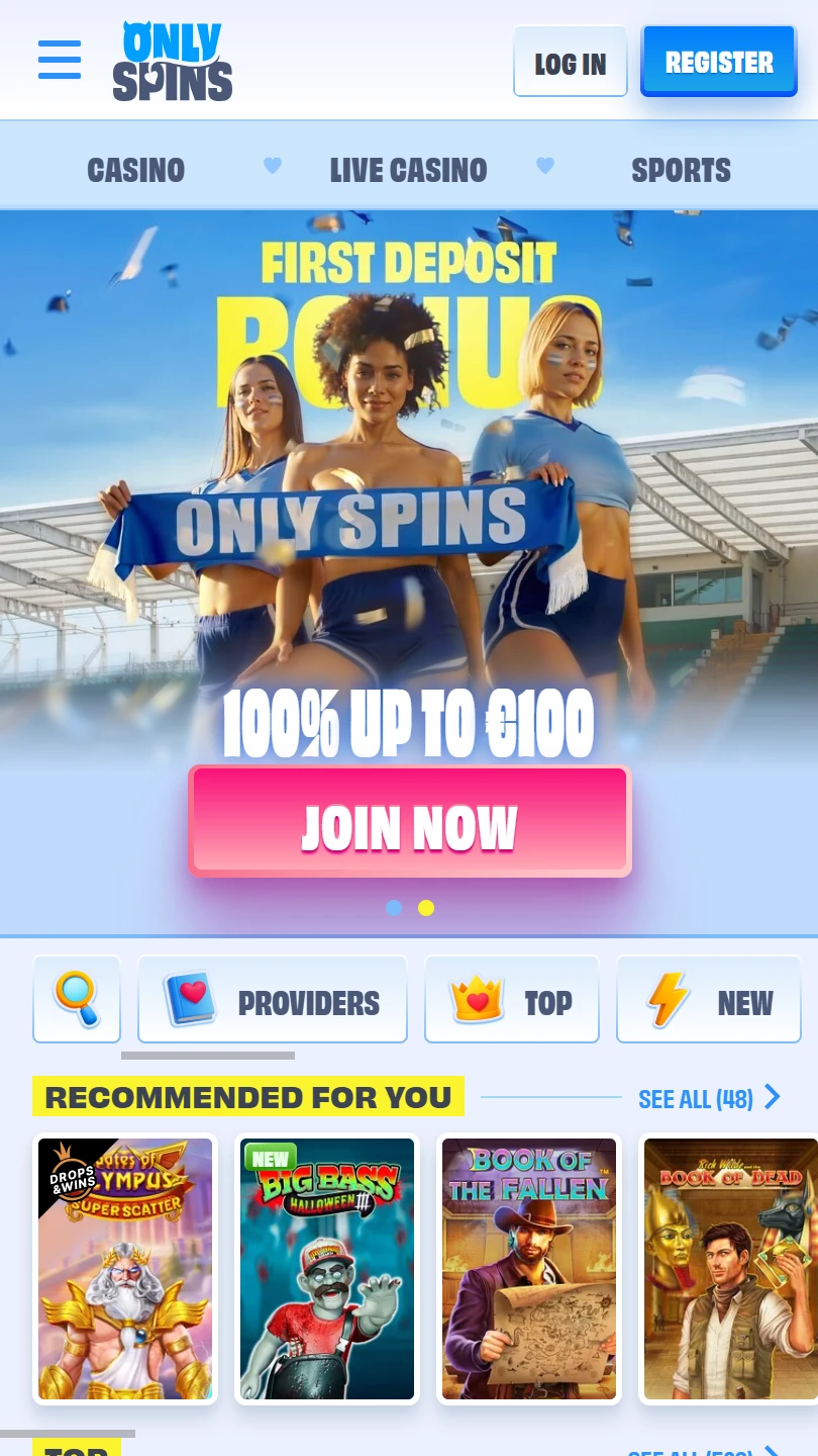 Onlyspins - nouveau casino en ligne fiable